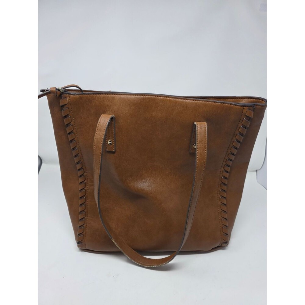 Sole Society brown faux leather tote